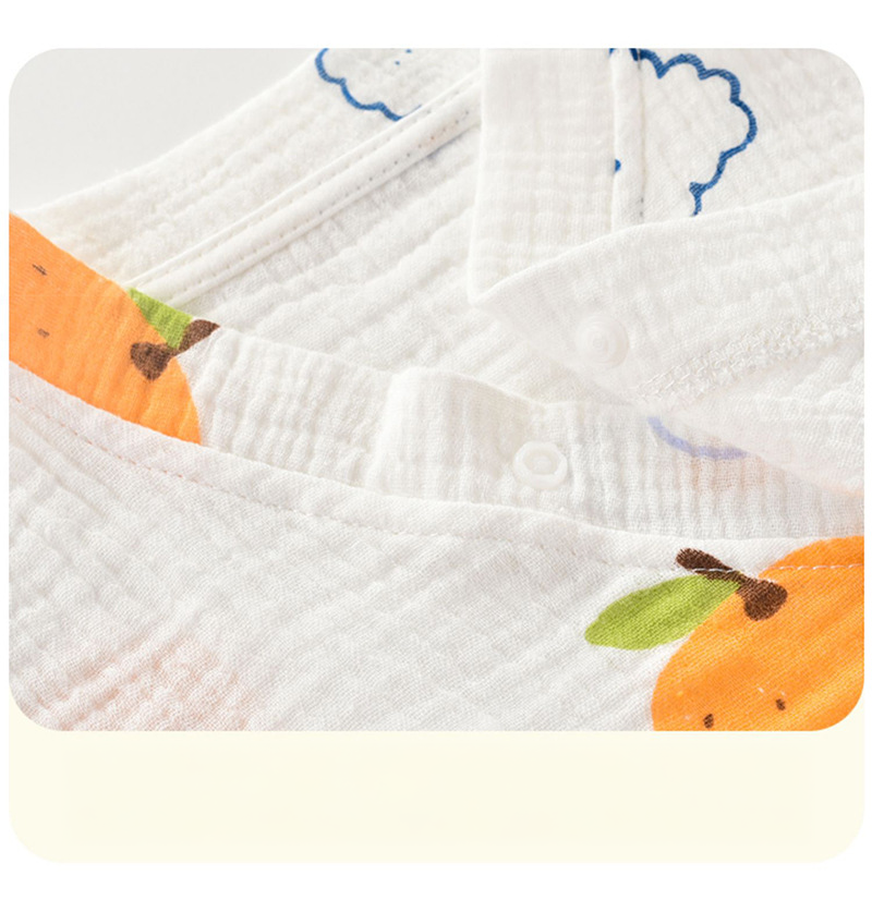 Muslin double layer gauze hygroscopic kimono Jumpsuit