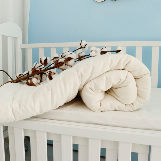 Zidsnug hand sewn 100% organic cotton newborn quilt blanket