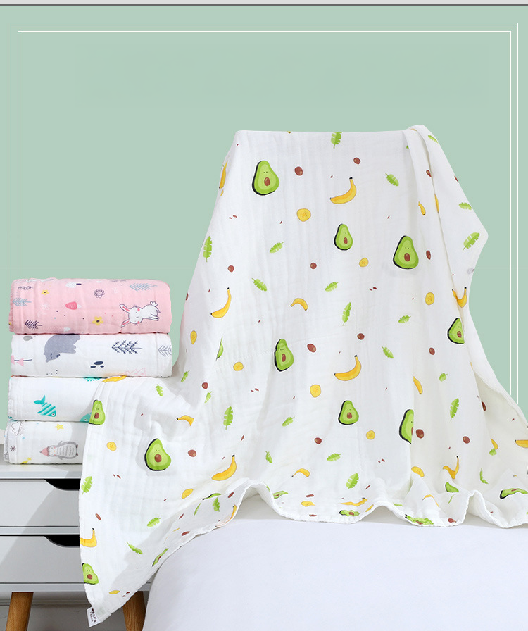 6 layer gauze high density ZidYarn swaddle wrap