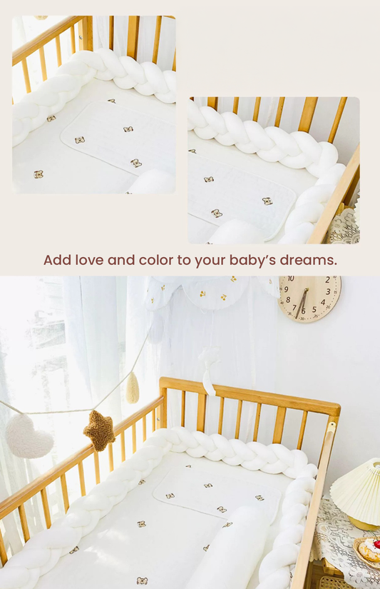 6 Strand Twist Knot Crib Bumper Anti-Collision Fence
