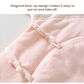 Organic cotton lace up robe jumpsuit