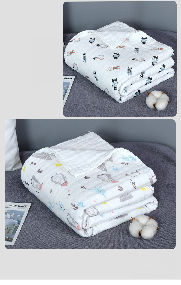 6 layer gauze high density ZidYarn swaddle wrap