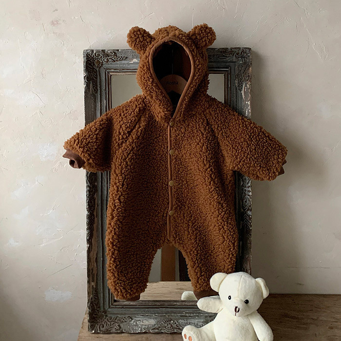 Zidfur Korean Sheep Wool Winter Jumpsuit