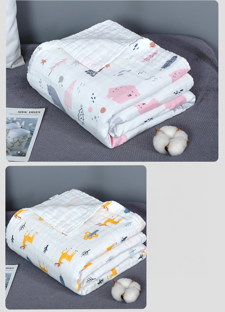 6 layer gauze high density ZidYarn swaddle wrap
