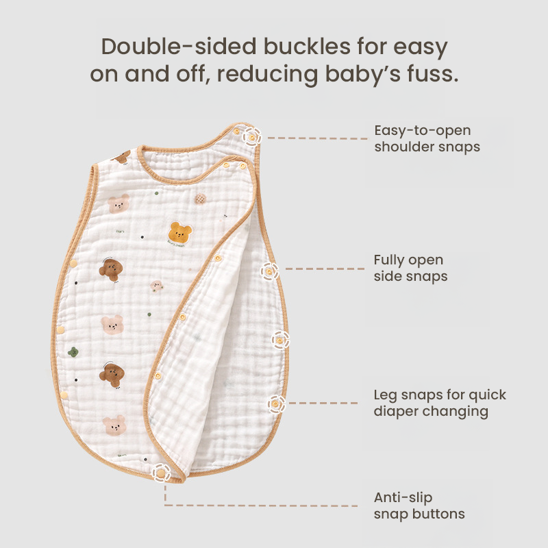 Zidweave 6-Layer Organic Cotton Sleeping Bag