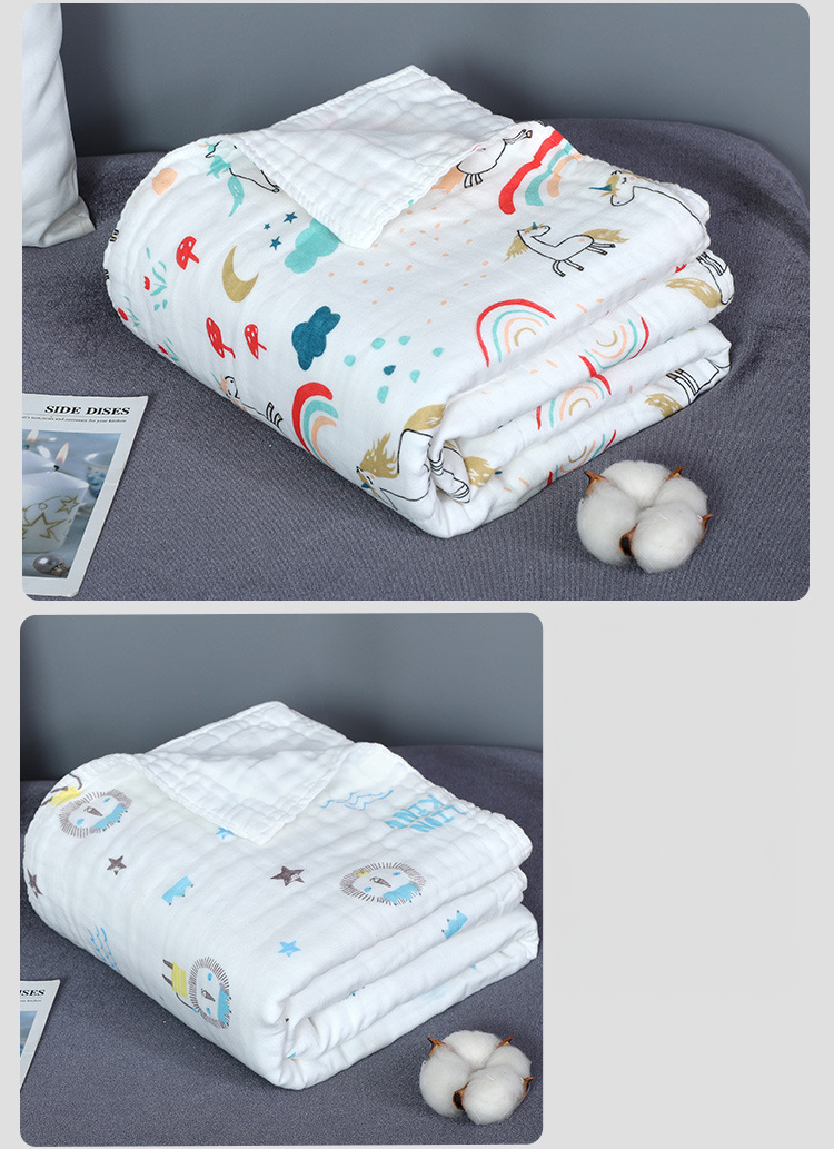 6 layer gauze high density ZidYarn swaddle wrap