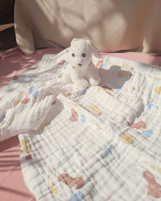 Six-Layer Cotton Air Conditioner Swaddle/Blanket