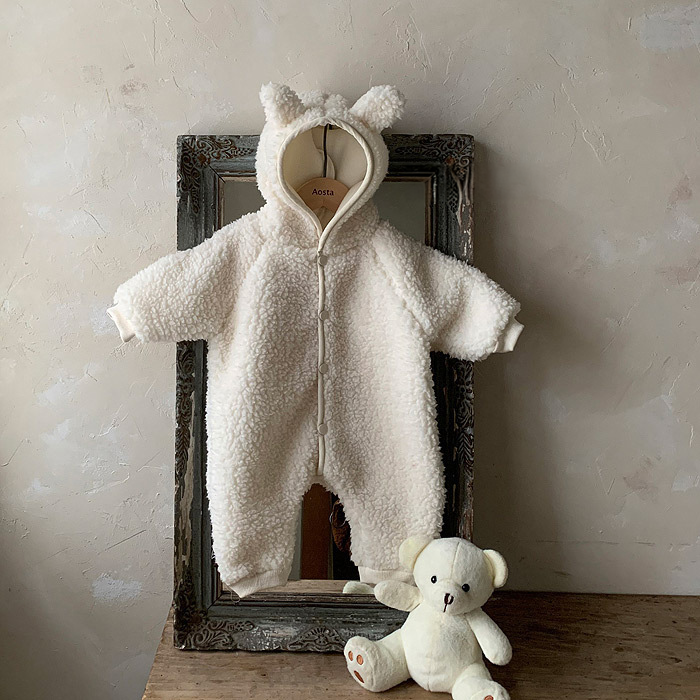Zidfur Korean Sheep Wool Winter Jumpsuit