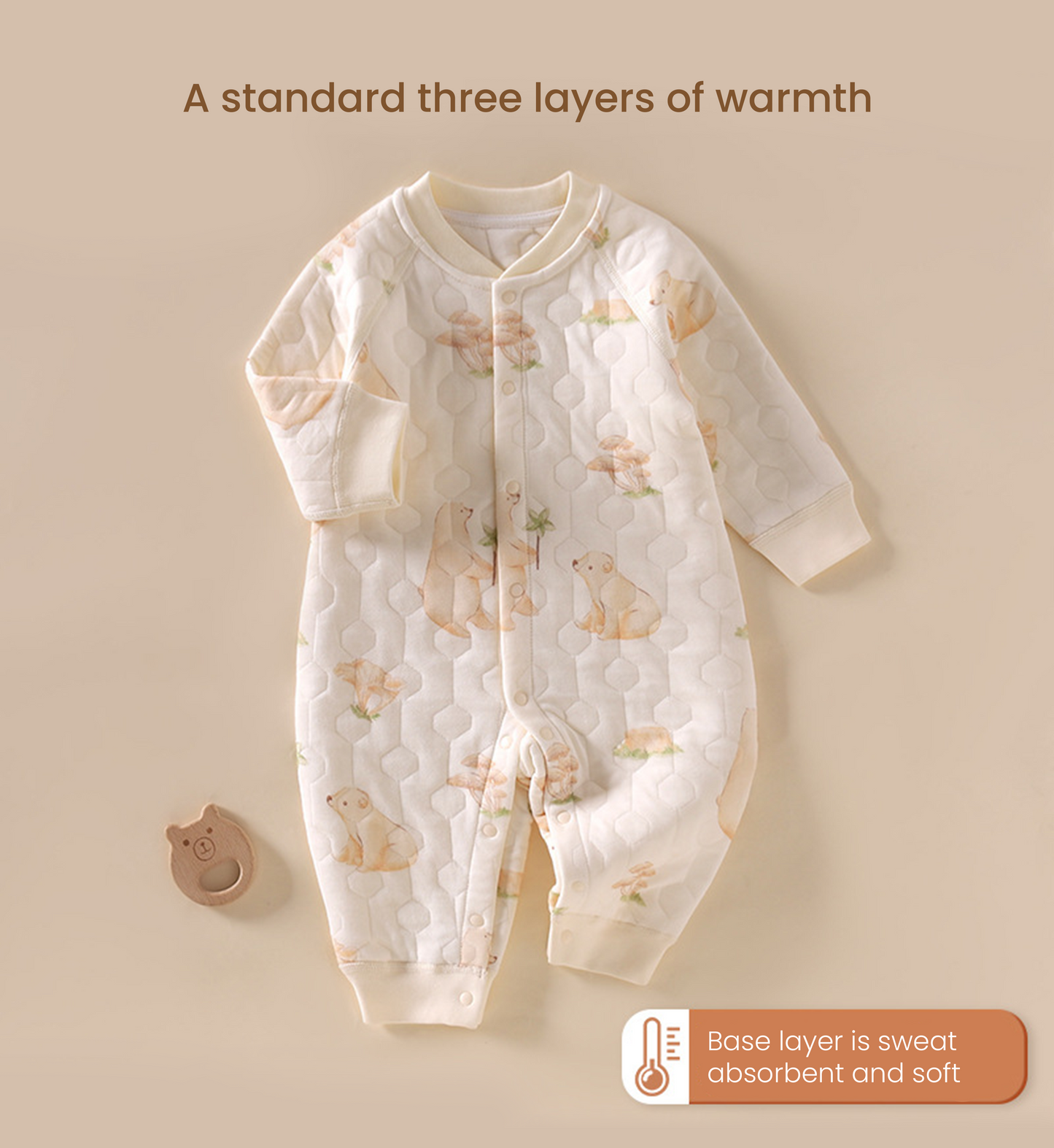 ZidPure Organic Cotton Triple Cocoon Jumpsuit