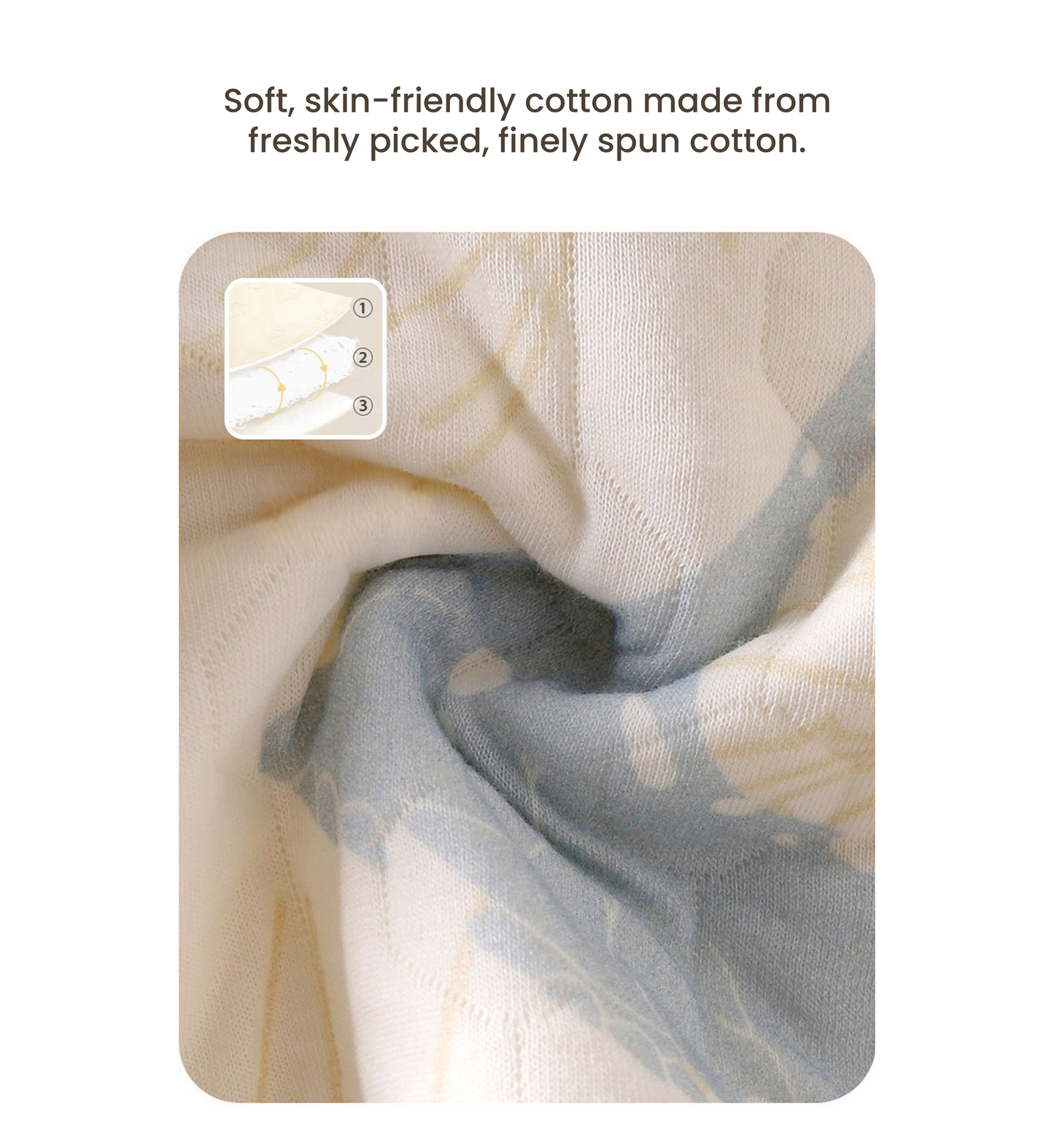ZidPure Organic Cotton Triple Cocoon Jumpsuit