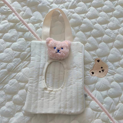 Quilted Cotton Wet Wipe Holder