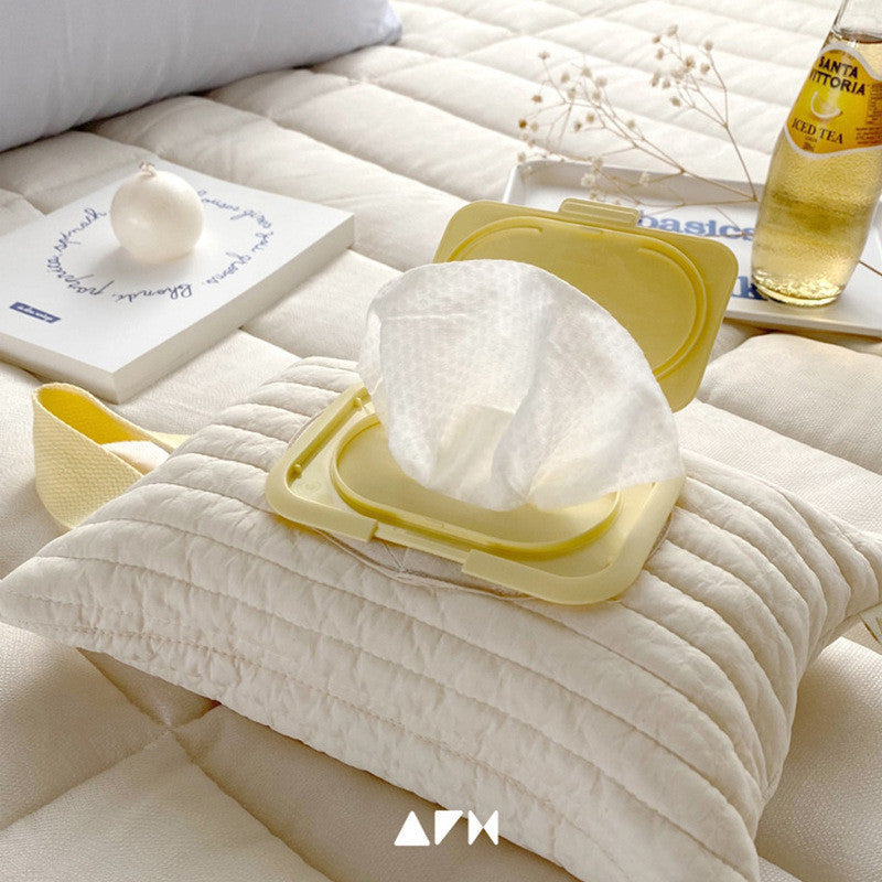 Quilted Cotton Wet Wipe Holder