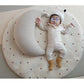 Nursing moon pillow evenly slant 100% cotton