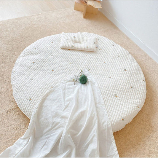Embroidered Zidplay 100% cotton Crawling Mat