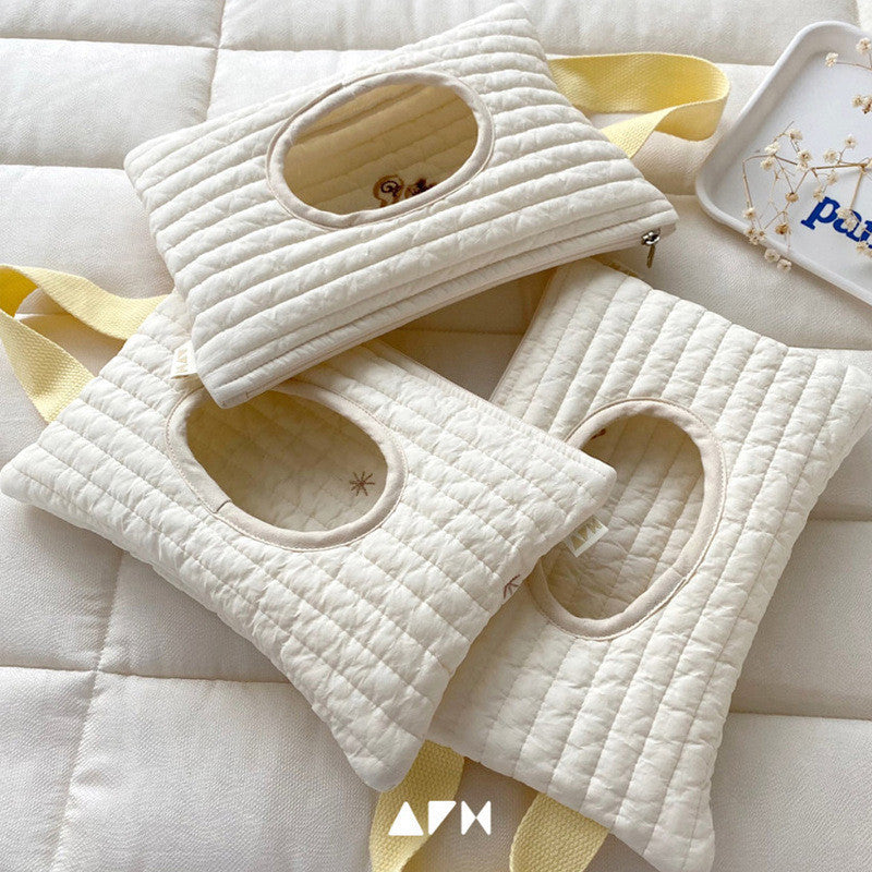 Quilted Cotton Wet Wipe Holder