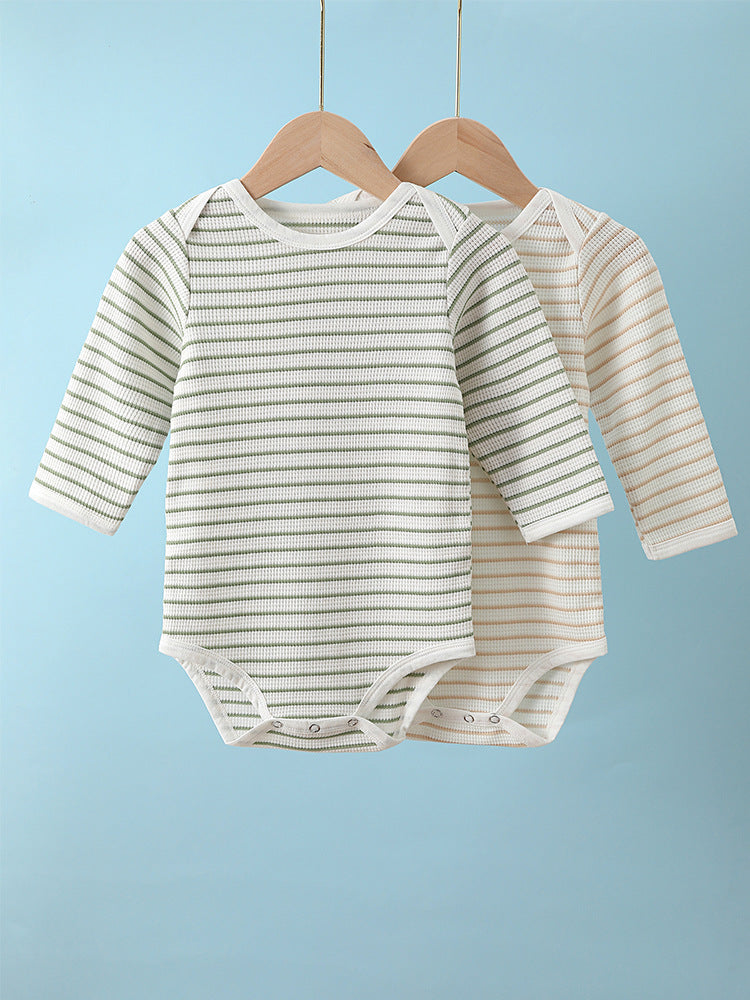 ZidBoho 100% Cotton Full sleeved Striped Romper