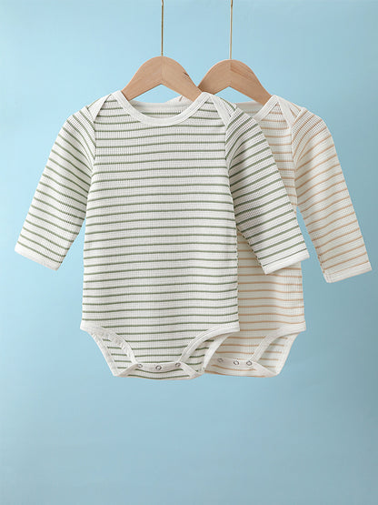 ZidBoho 100% Cotton Full sleeved Striped Romper