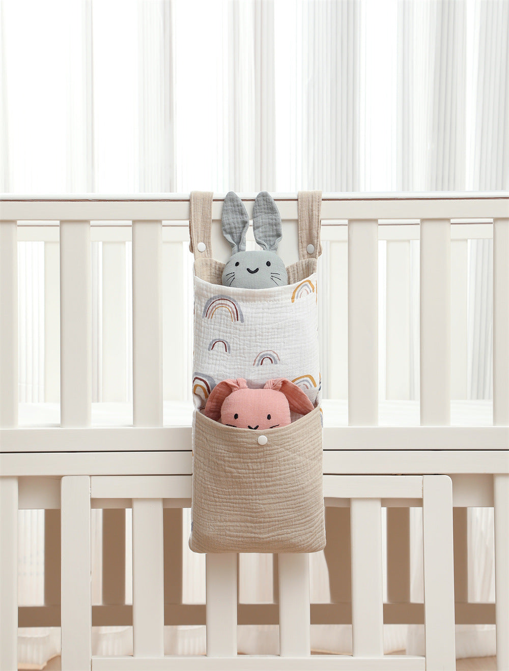Muslin Crib Zidstore Organizer