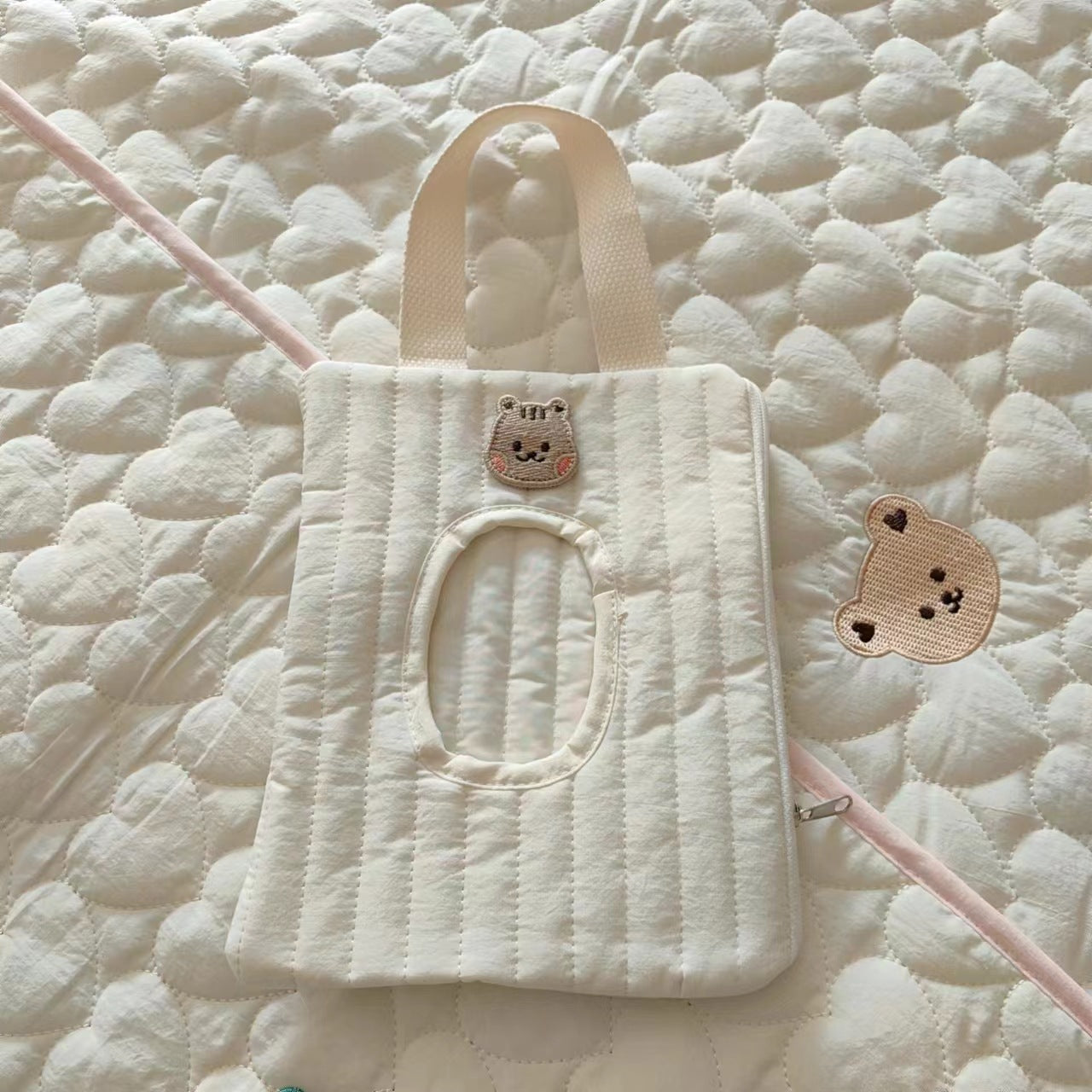 Quilted Cotton Wet Wipe Holder