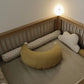 Nursing moon pillow evenly slant 100% cotton