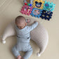 Nursing moon pillow evenly slant 100% cotton