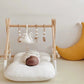 Nursing moon pillow evenly slant 100% cotton