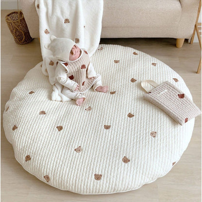 Embroidered Zidplay 100% cotton Crawling Mat