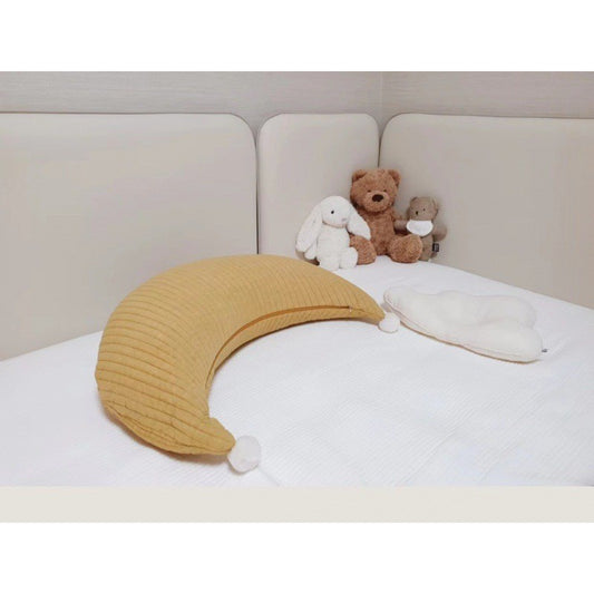 Nursing moon pillow evenly slant 100% cotton
