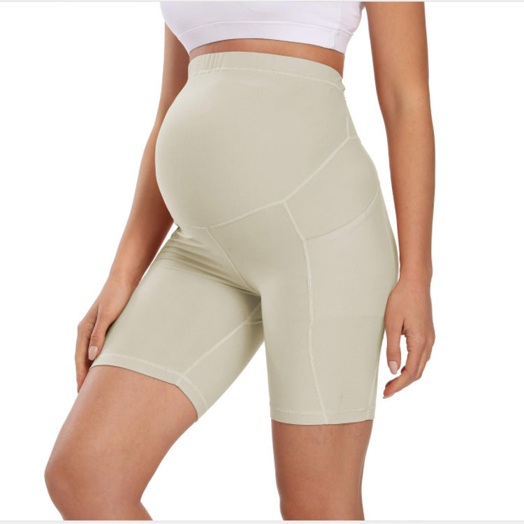 Yoga Shorts with pockets for pregnancy and postpartum for mothers