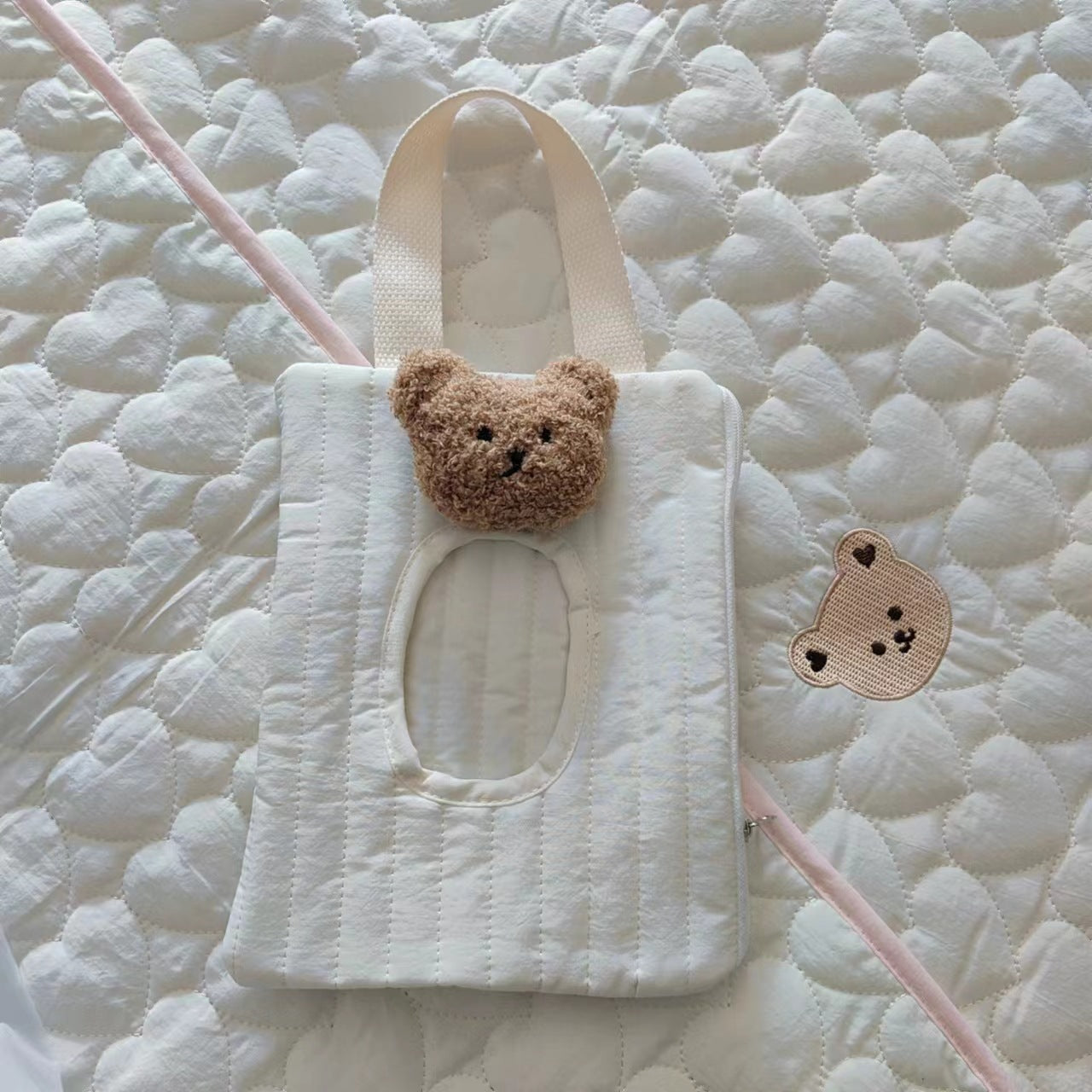 Quilted Cotton Wet Wipe Holder