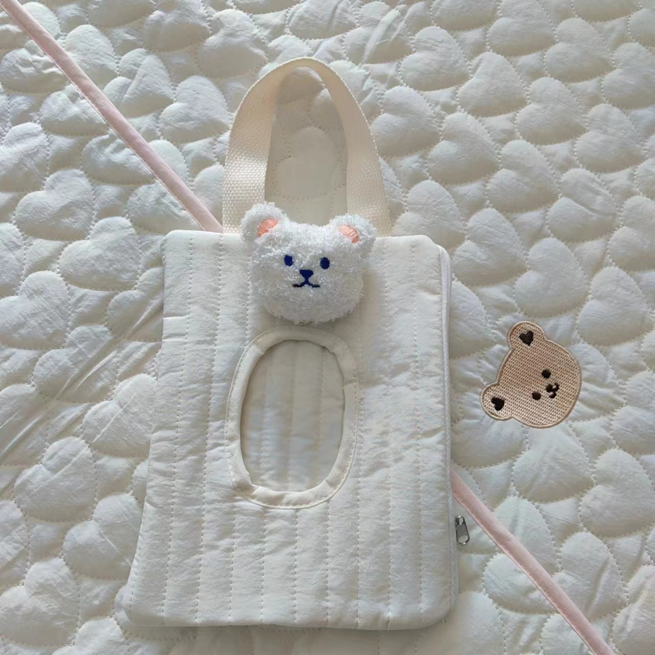 Quilted Cotton Wet Wipe Holder