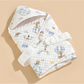 Six-Layer Gauze Belted Towel with hood