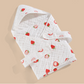 Six-Layer Gauze Belted Towel with hood
