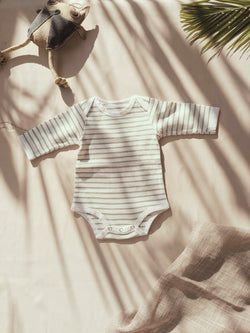 ZidBoho 100% Cotton Full sleeved Striped Romper