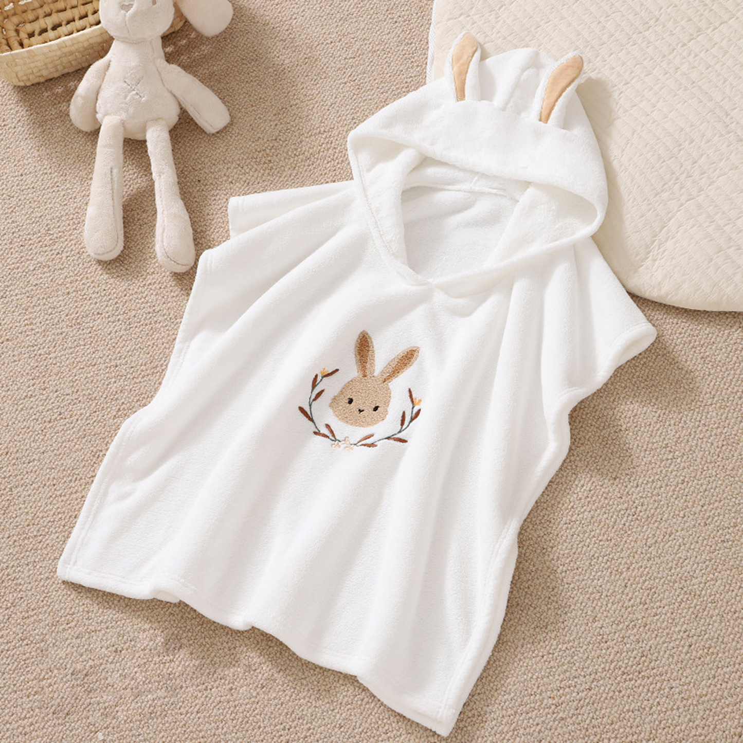 Embroidered Microfiber ZidPlay Bunny Bathrobe