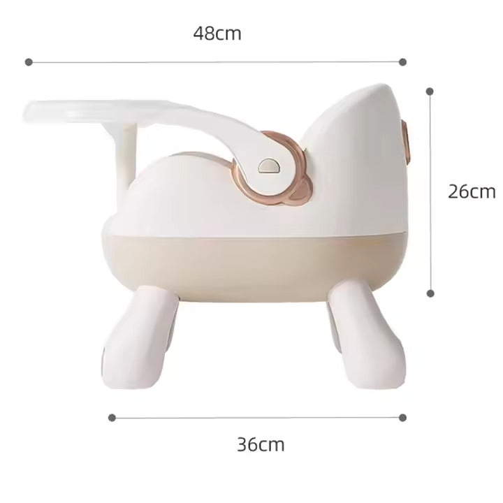 Ergonomic anti rollover Feed & Play Booster chair